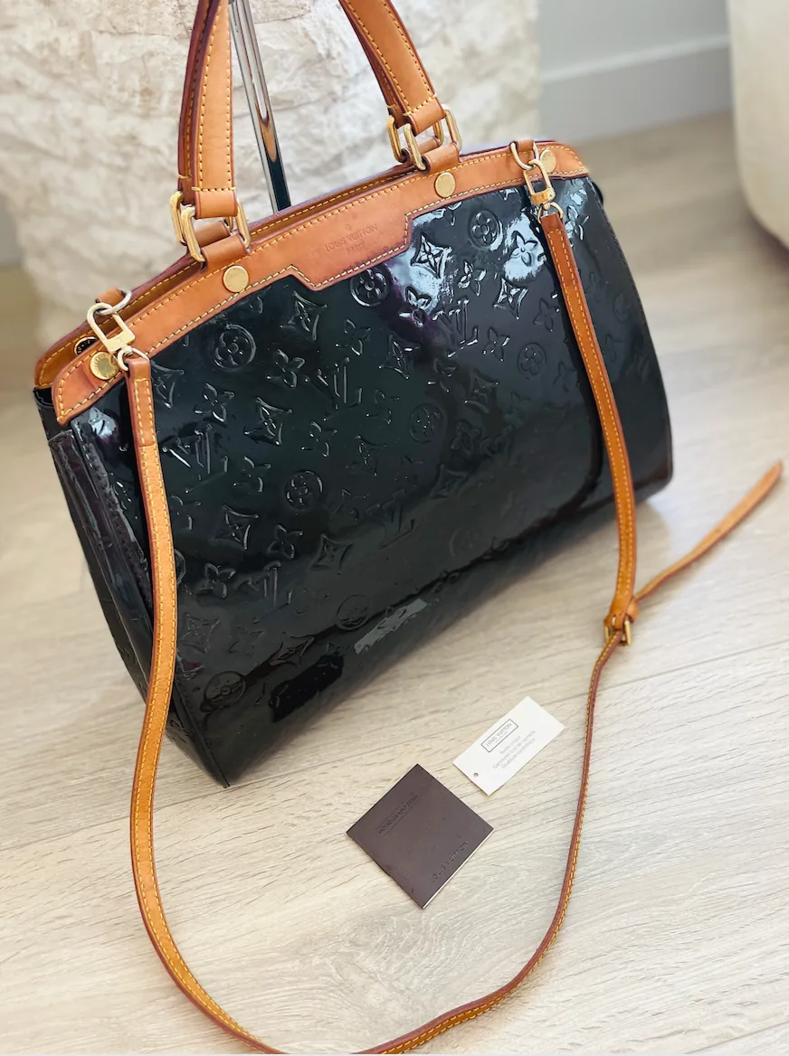 Terre D’Ombre Monogram Vernis Brea GM Handbag — image 2