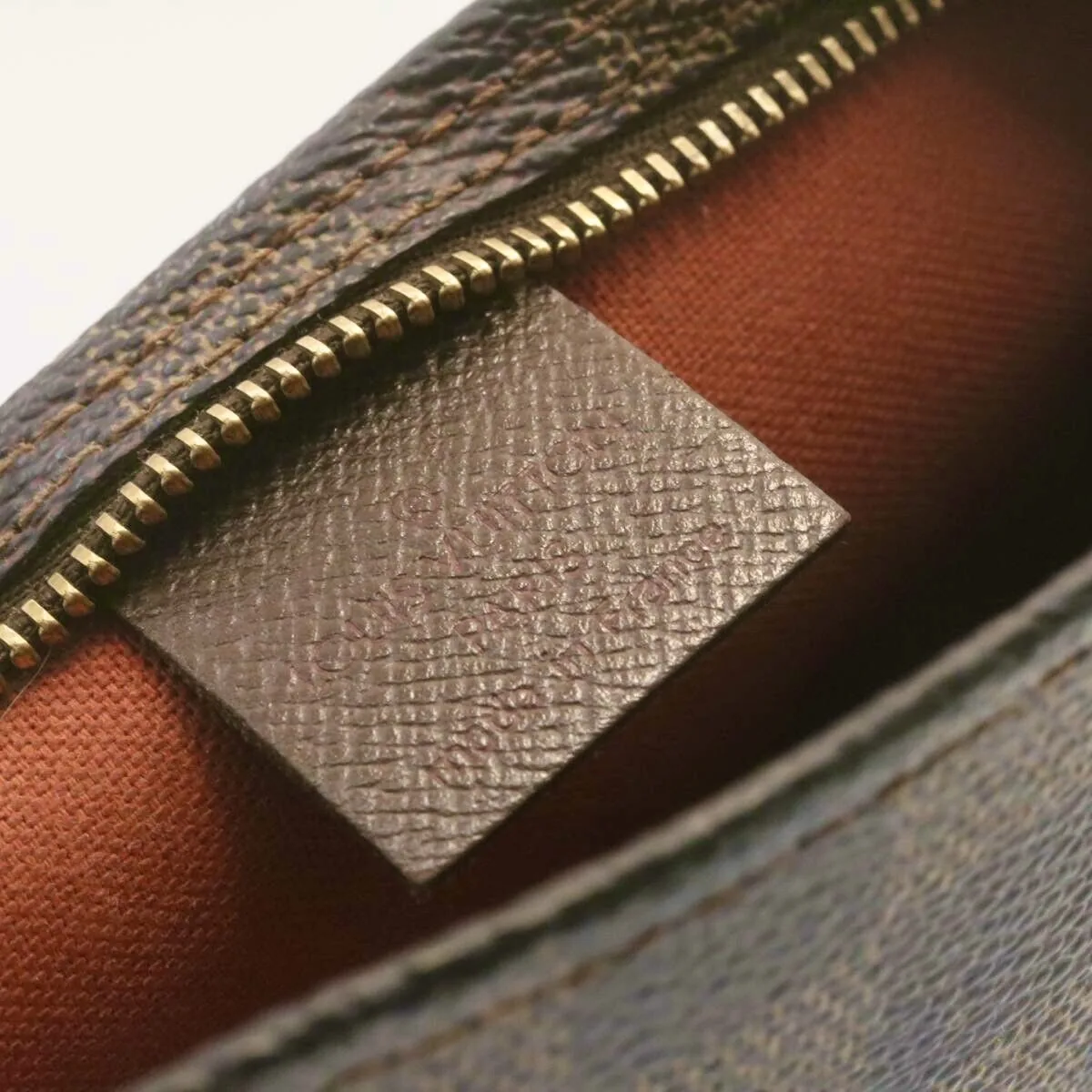 Trousse Damier Ebene Pochette Handbag — image 5