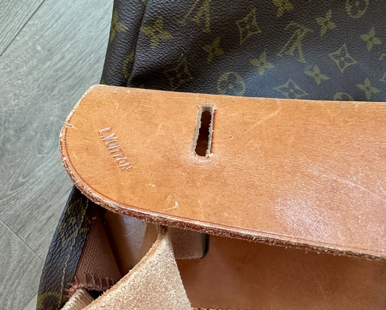 Vintage Monogram Steamer Bag Suitcase Travel Antique Trunk — image 14