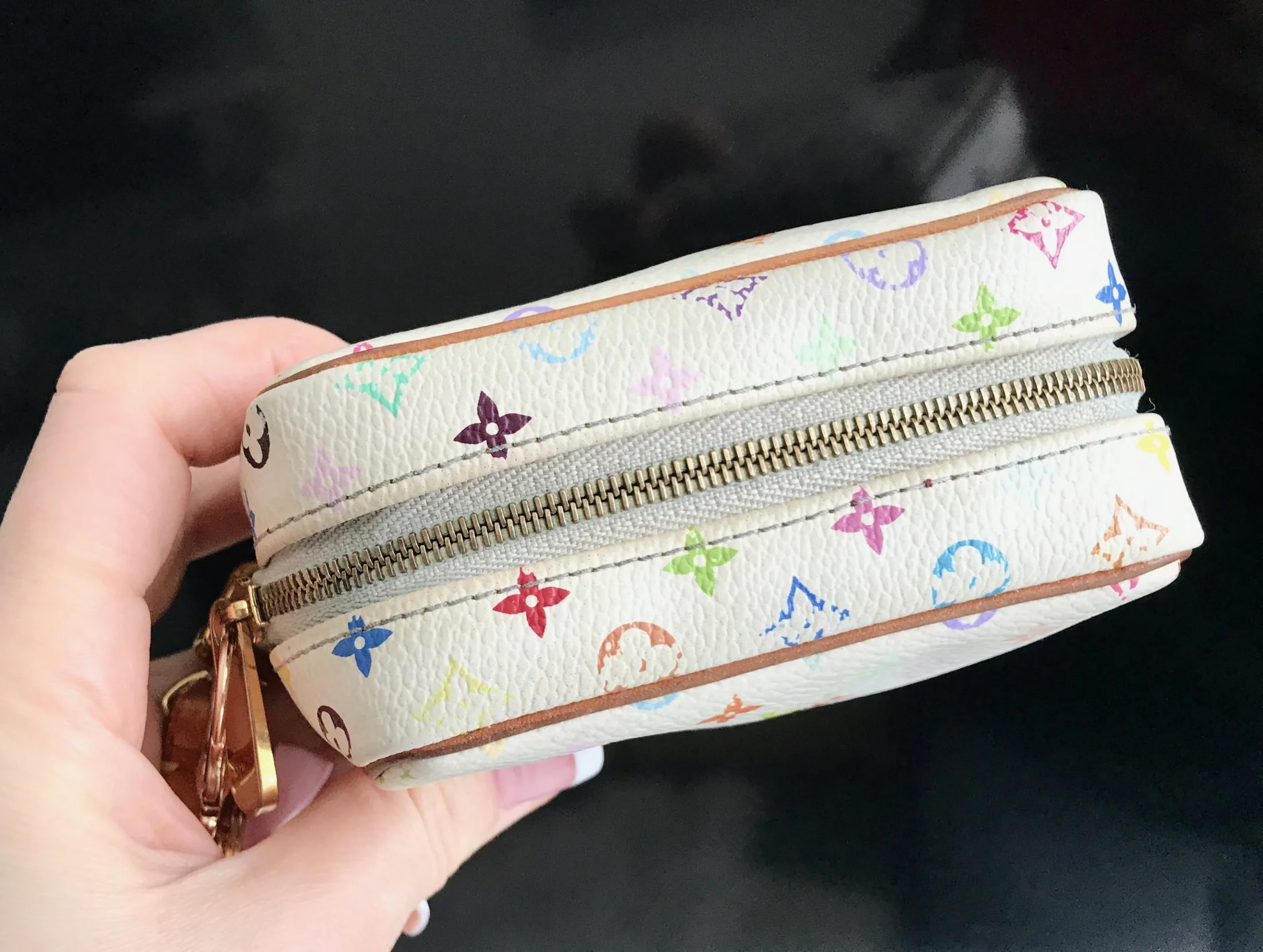 Wapiti Trousse White Multicolor Wristlet Pouch — image 8