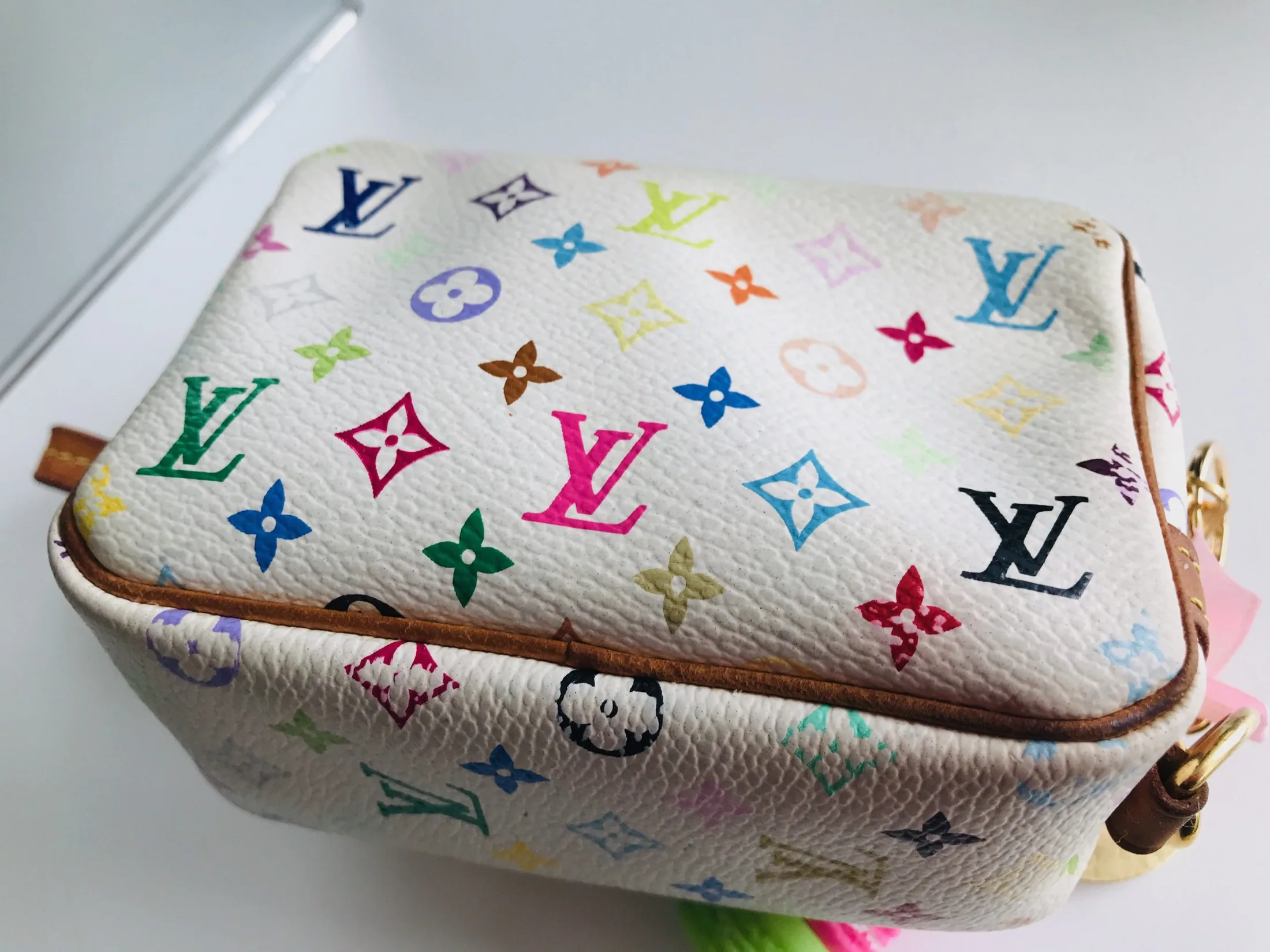 Wapiti Trousse White Multicolor Wristlet Pouch — image 10