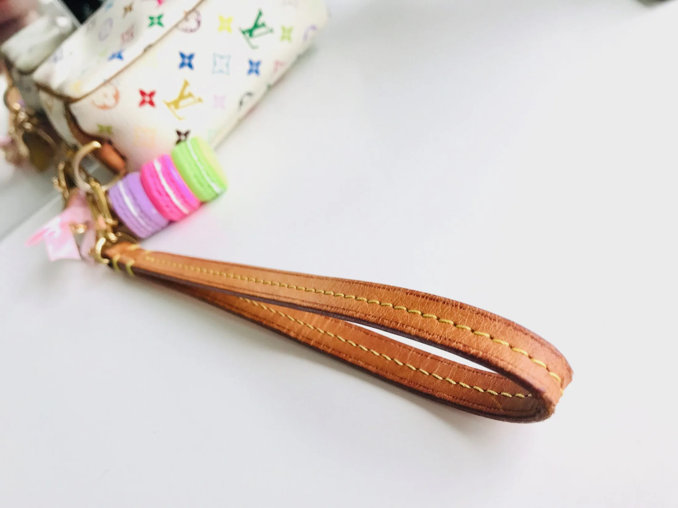 Wapiti Trousse White Multicolor Wristlet Pouch — image 11