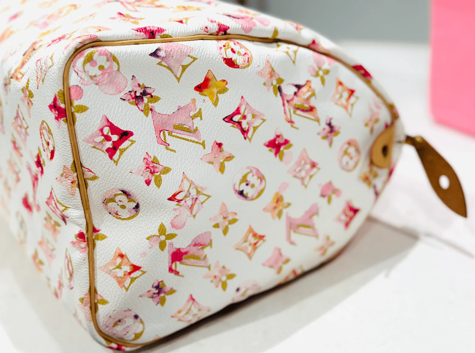 Louis Vuitton Watercolour Aquarelle Speedy 35 Satchel — image 14