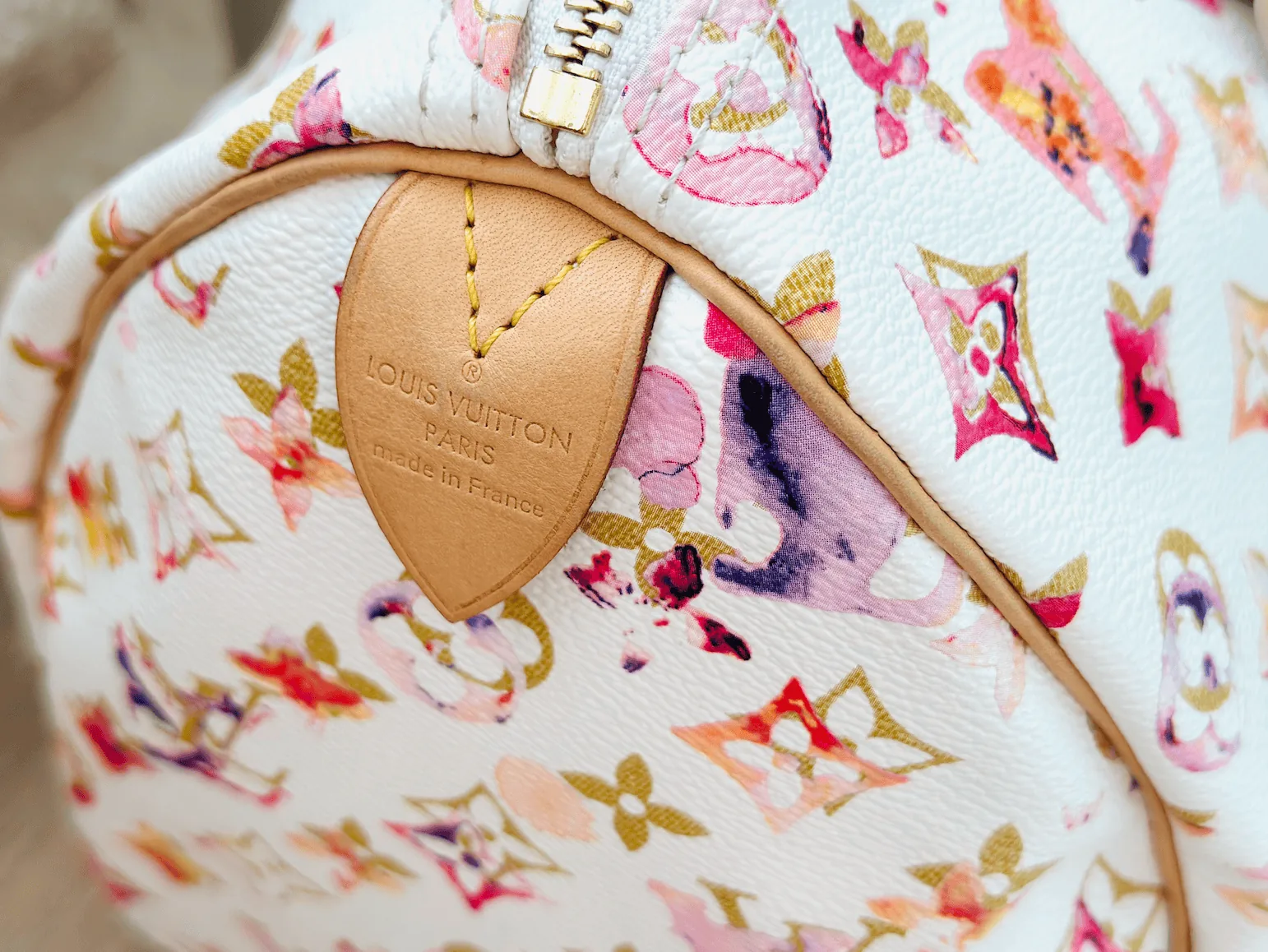 Louis Vuitton Watercolour Aquarelle Speedy 35 Satchel — image 16