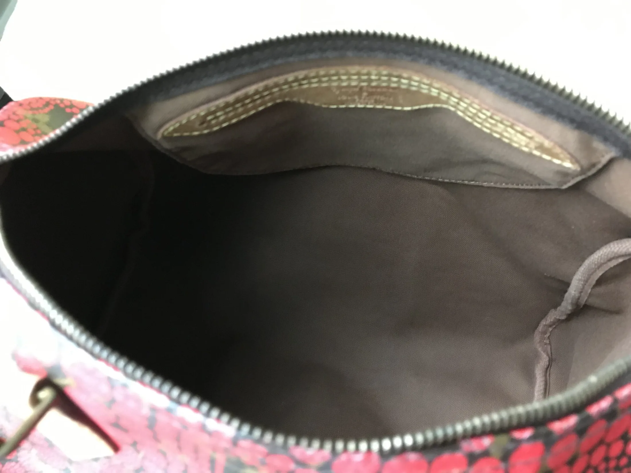 Yayoi Kusama Red Speedy 30 Handbag — image 8