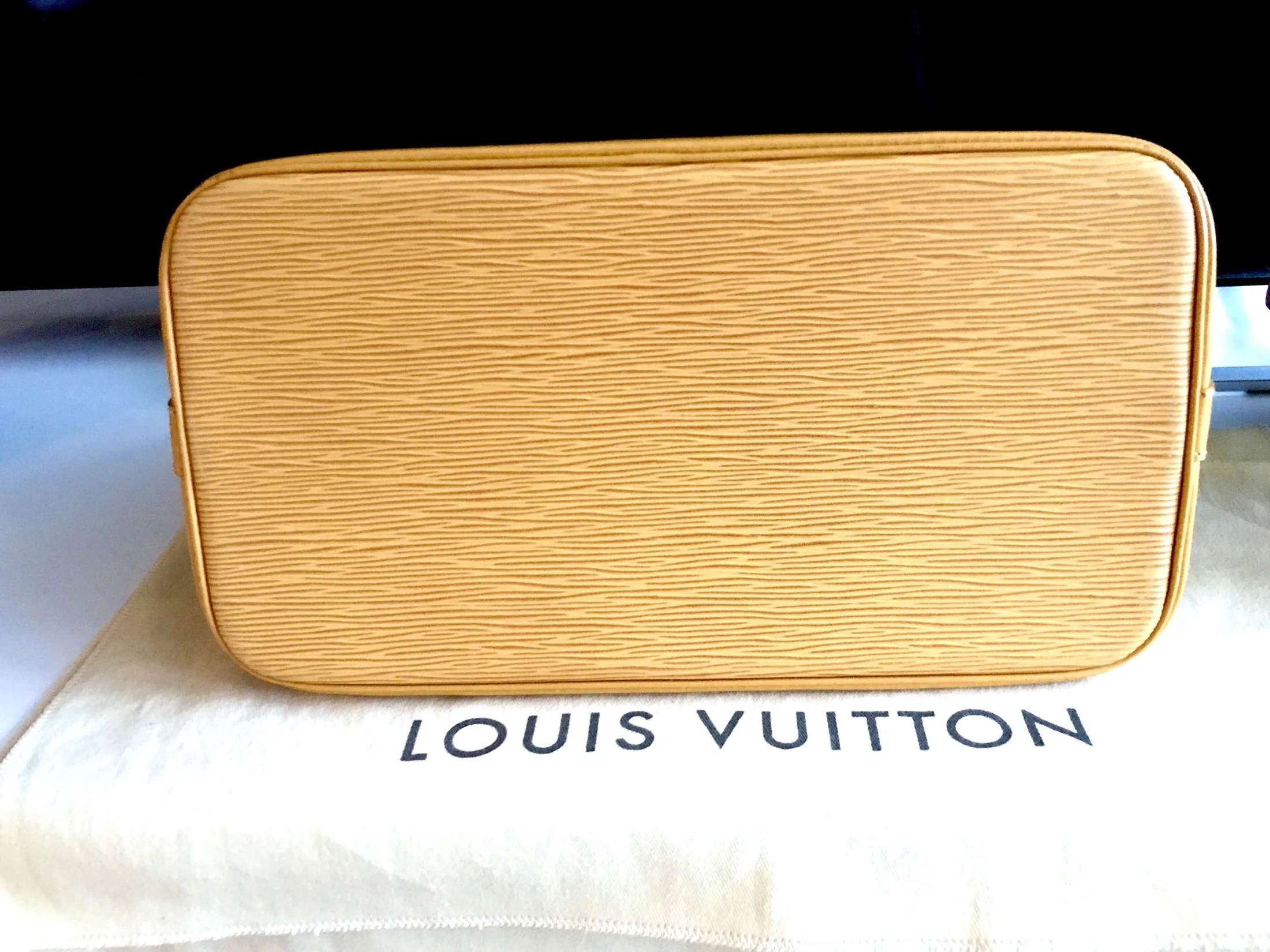 Yellow Epi Leather Alma Handbag — image 4