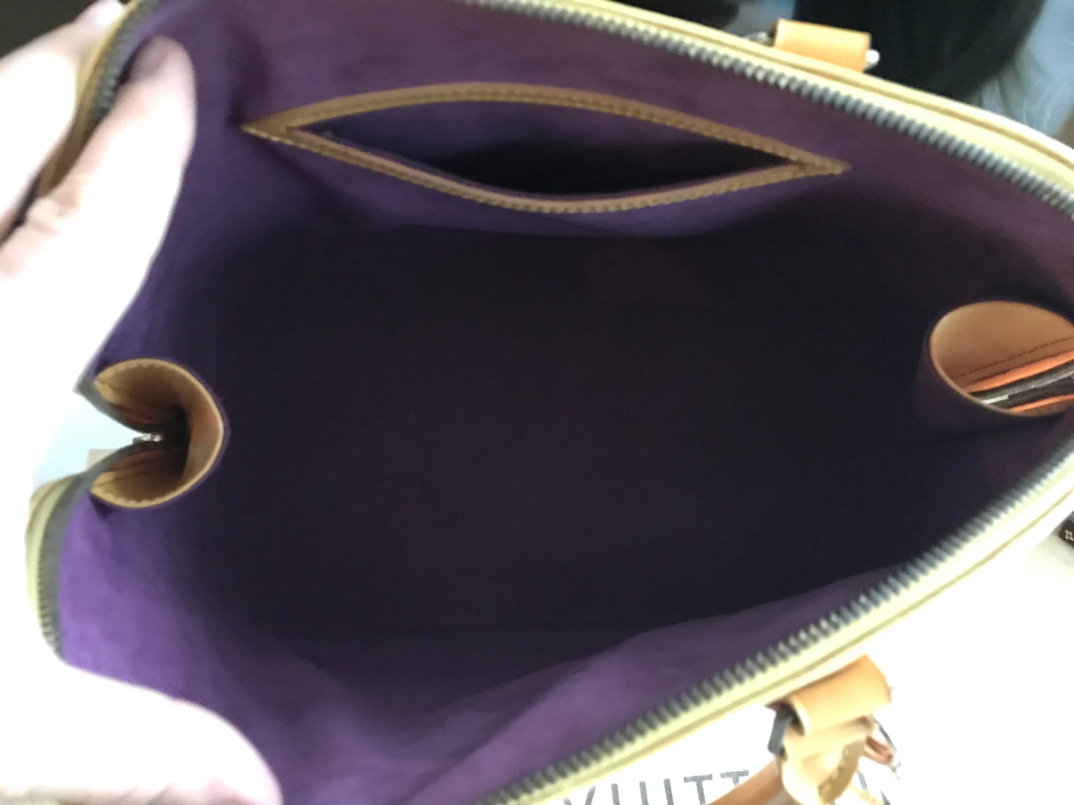 Yellow Epi Leather Alma Handbag — image 5
