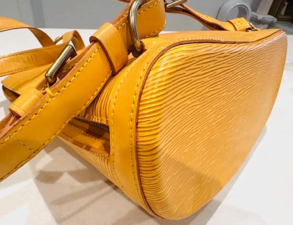Yellow Epi Leather Gobelin Backpack — image 9
