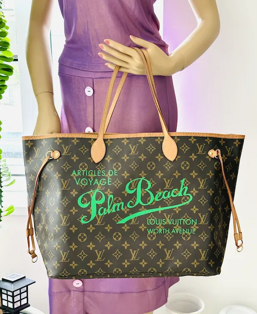 Monogram Palm Beach Neverfull GM Green — image 3