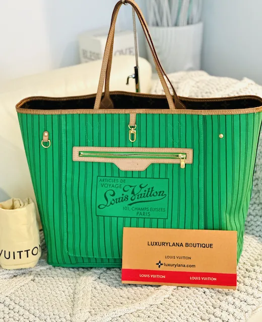 Monogram Palm Beach Neverfull GM Green — image 5