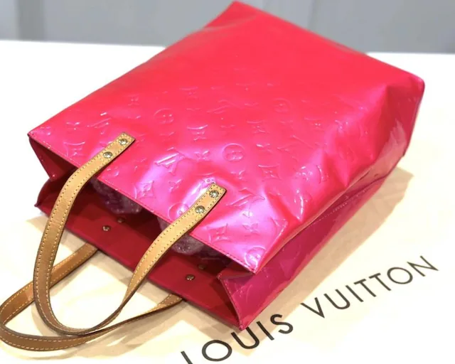 Monogram Vernis Fuchsia Rose Reade MM — image 3
