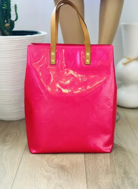 Monogram Vernis Fuchsia Rose Reade MM — image 4