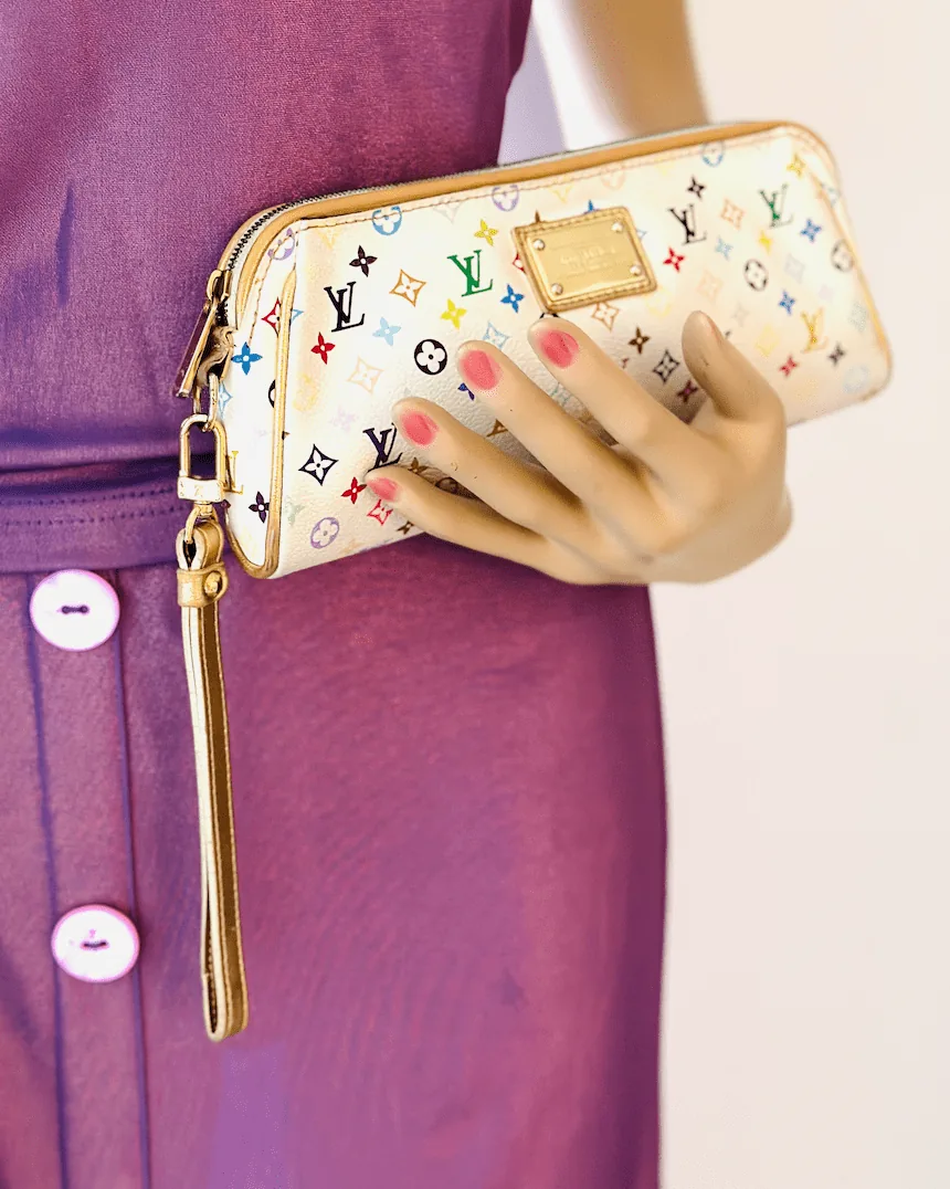 Monogram White Multicolor Kate Clutch — image 4