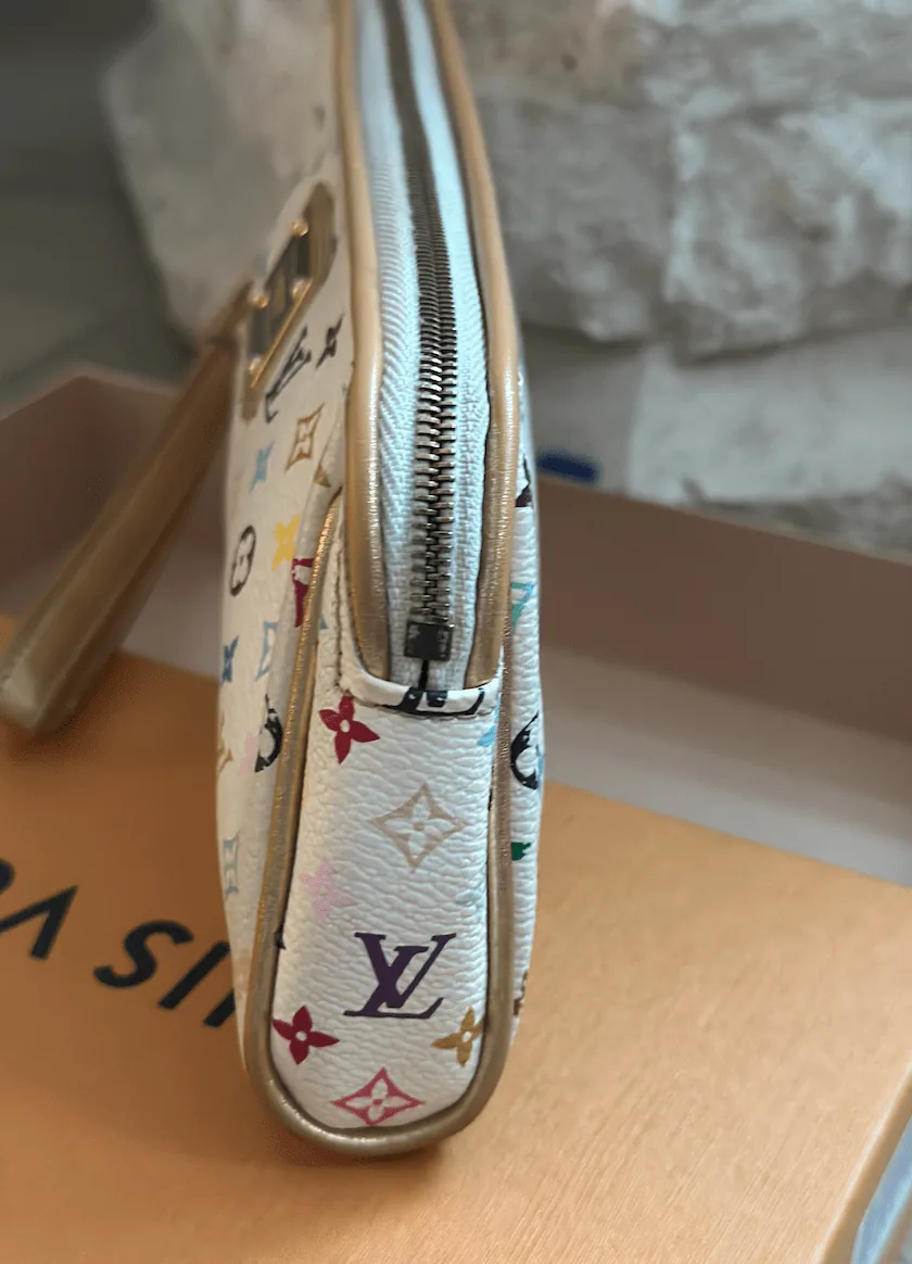 Monogram White Multicolor Kate Clutch — image 9