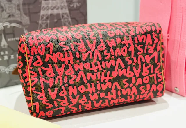Neon Pink Fuchsia Graffiti Stephen Sprouse Speedy 30 Handbag — image 9