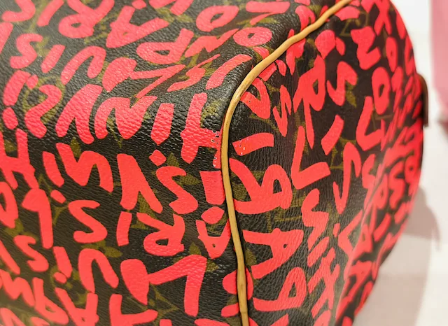 Neon Pink Fuchsia Graffiti Stephen Sprouse Speedy 30 Handbag — image 10