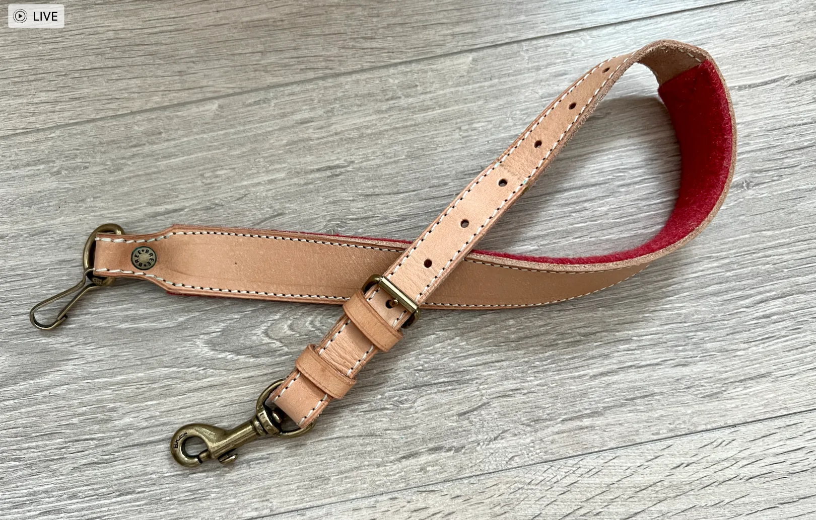Replacement Cow Hide Shoulder Leather Adjustable Strap — image 2