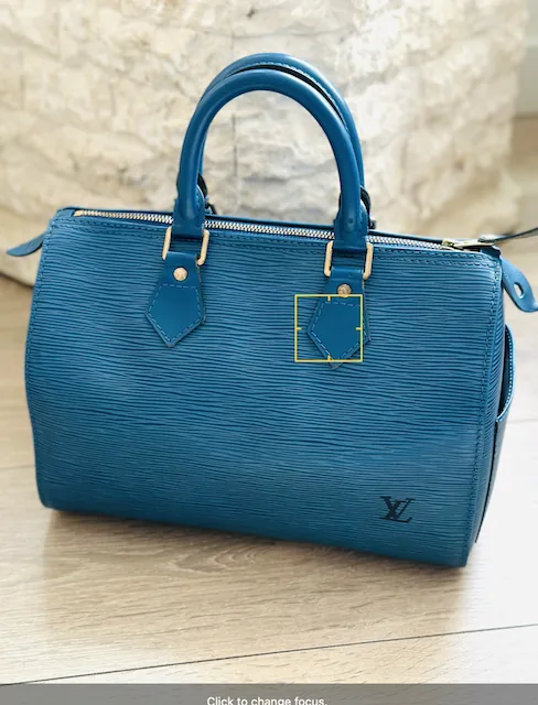 Toledo Blue Speedy 25 Handbag — image 4