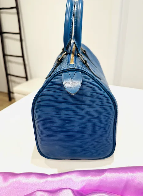 Toledo Blue Speedy 25 Handbag — image 6