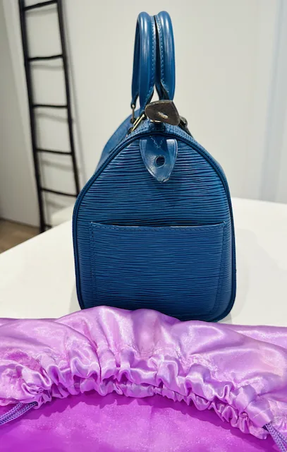 Toledo Blue Speedy 25 Handbag — image 7