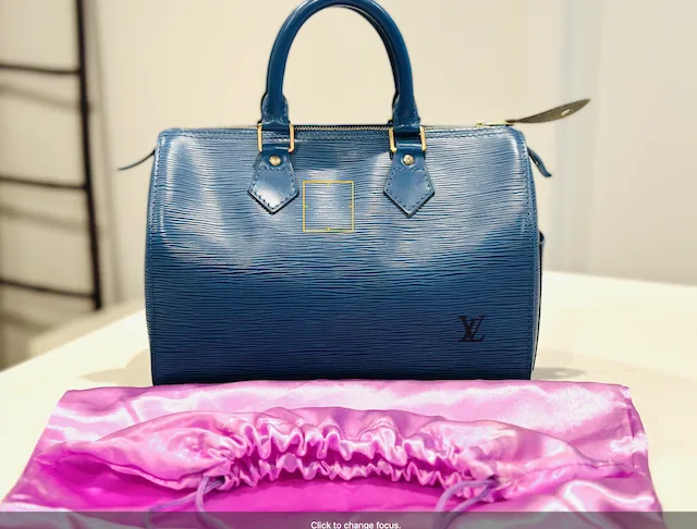 Toledo Blue Speedy 25 Handbag — image 8