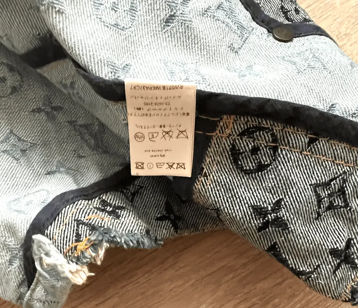 Rare Patchwork Denim/Jean Shorts/Sz.38FR — image 11