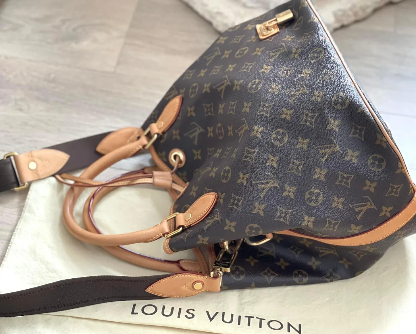 Eden Neo Noe Monogram Drawstring 2 Way Satchel — image 7