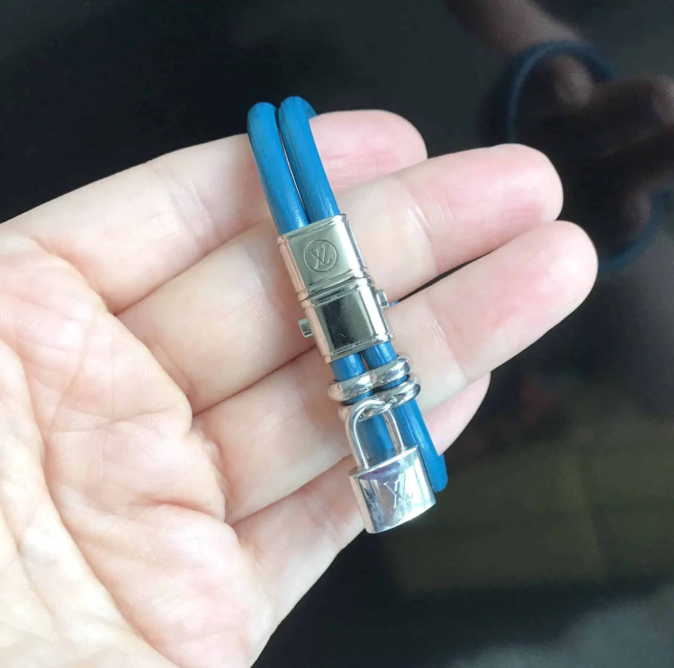 Louis Vuitton Keep it Twice Sapphire Charm Bracelet — image 3
