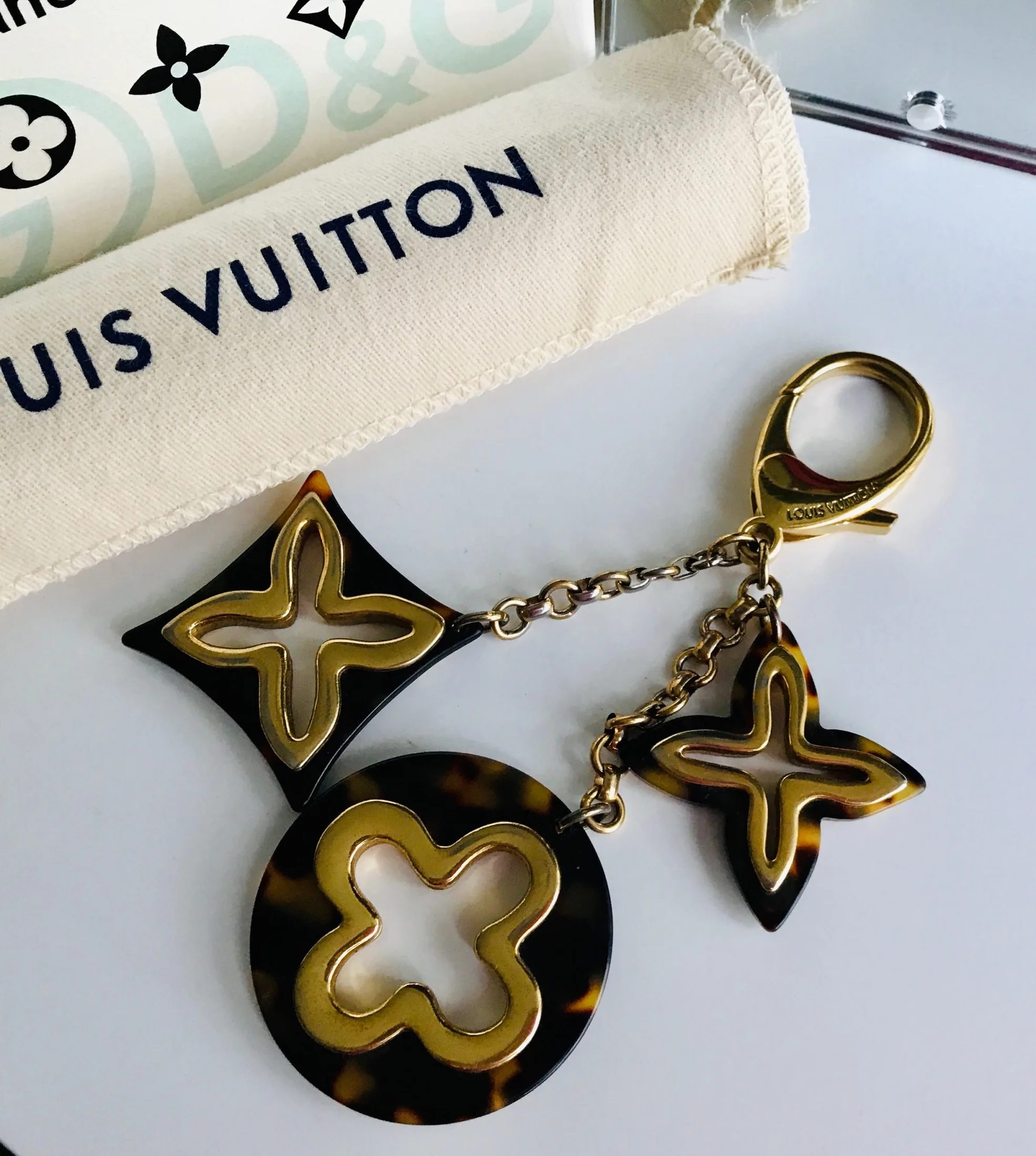 Leopard Bijoux Sac Insolence Bag Charm Keyring — image 2