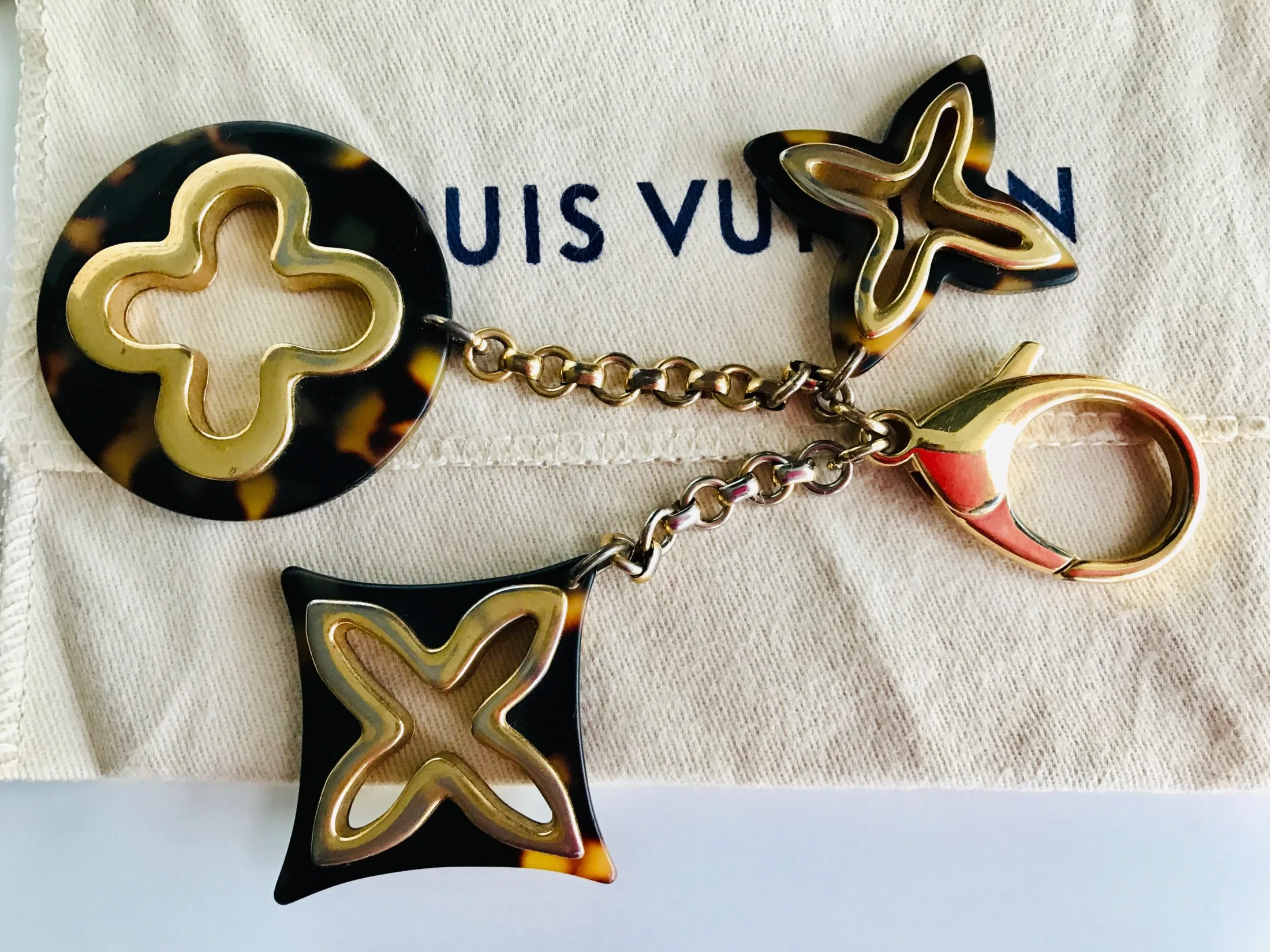 Leopard Bijoux Sac Insolence Bag Charm Keyring — image 3