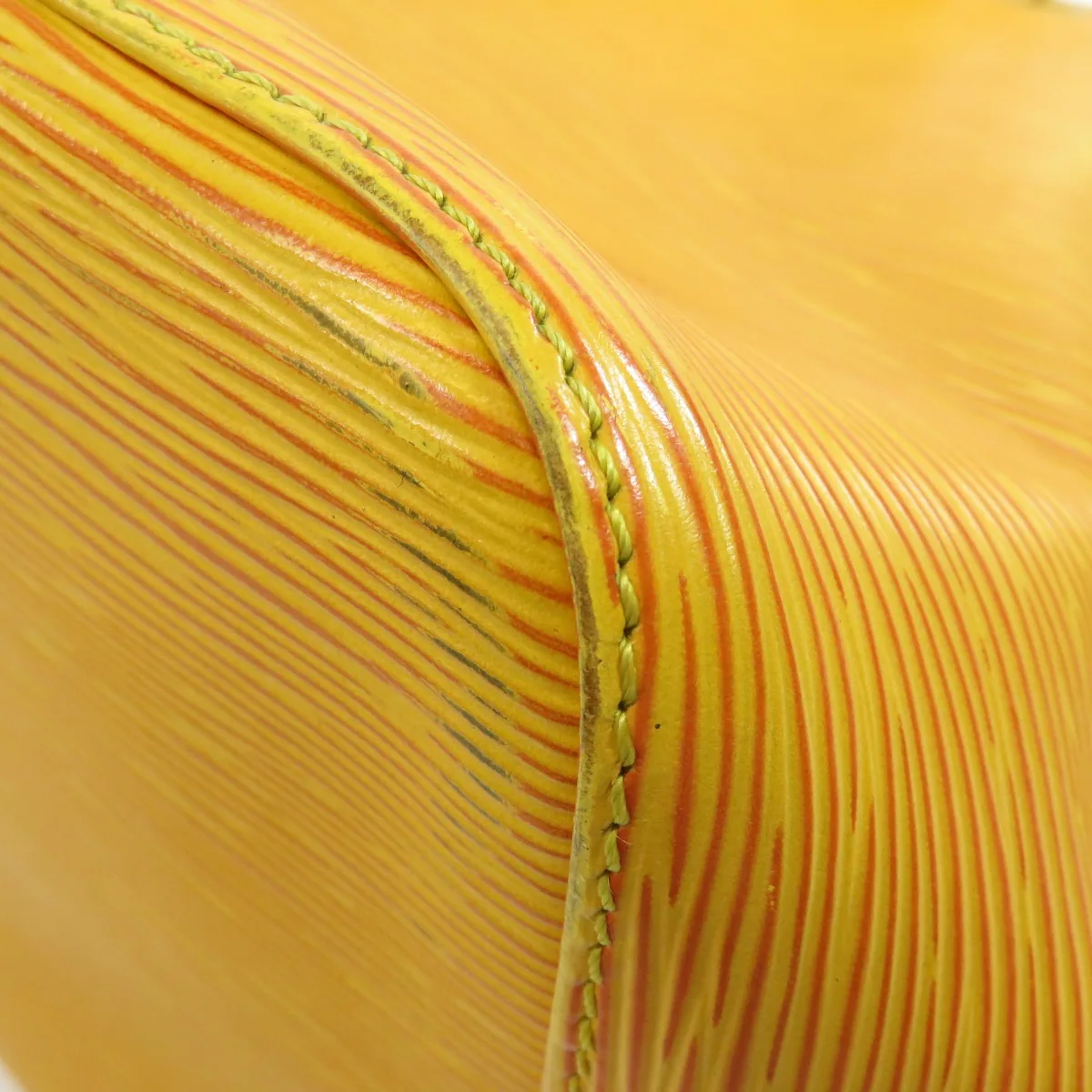 Noe Drawstring Yellow Epi Leather Handbag — image 13