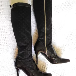 Mini Lin Black High Boots