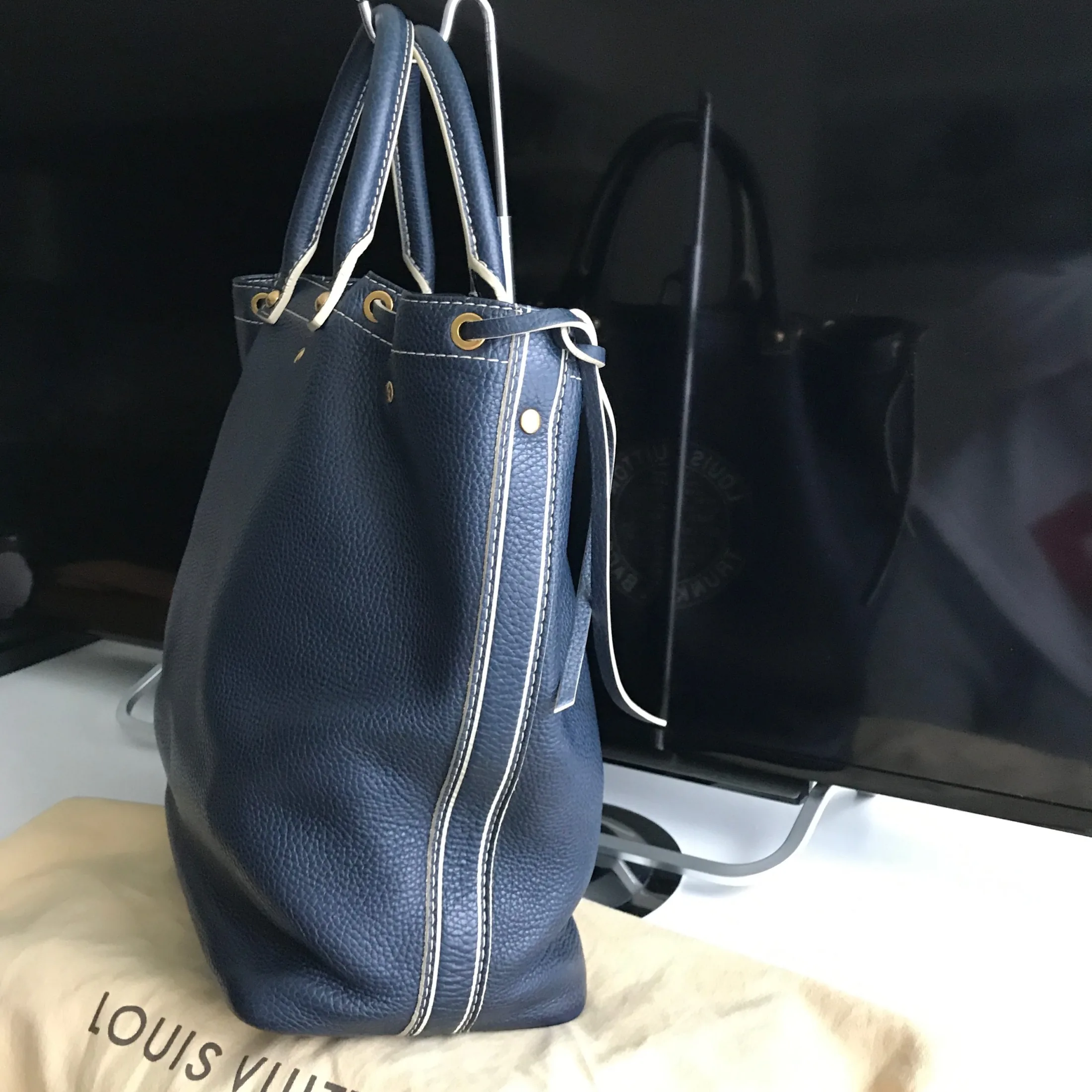 Louis Vuitton Trunks & Bags Tobago Blue Shoe Bag — image 5
