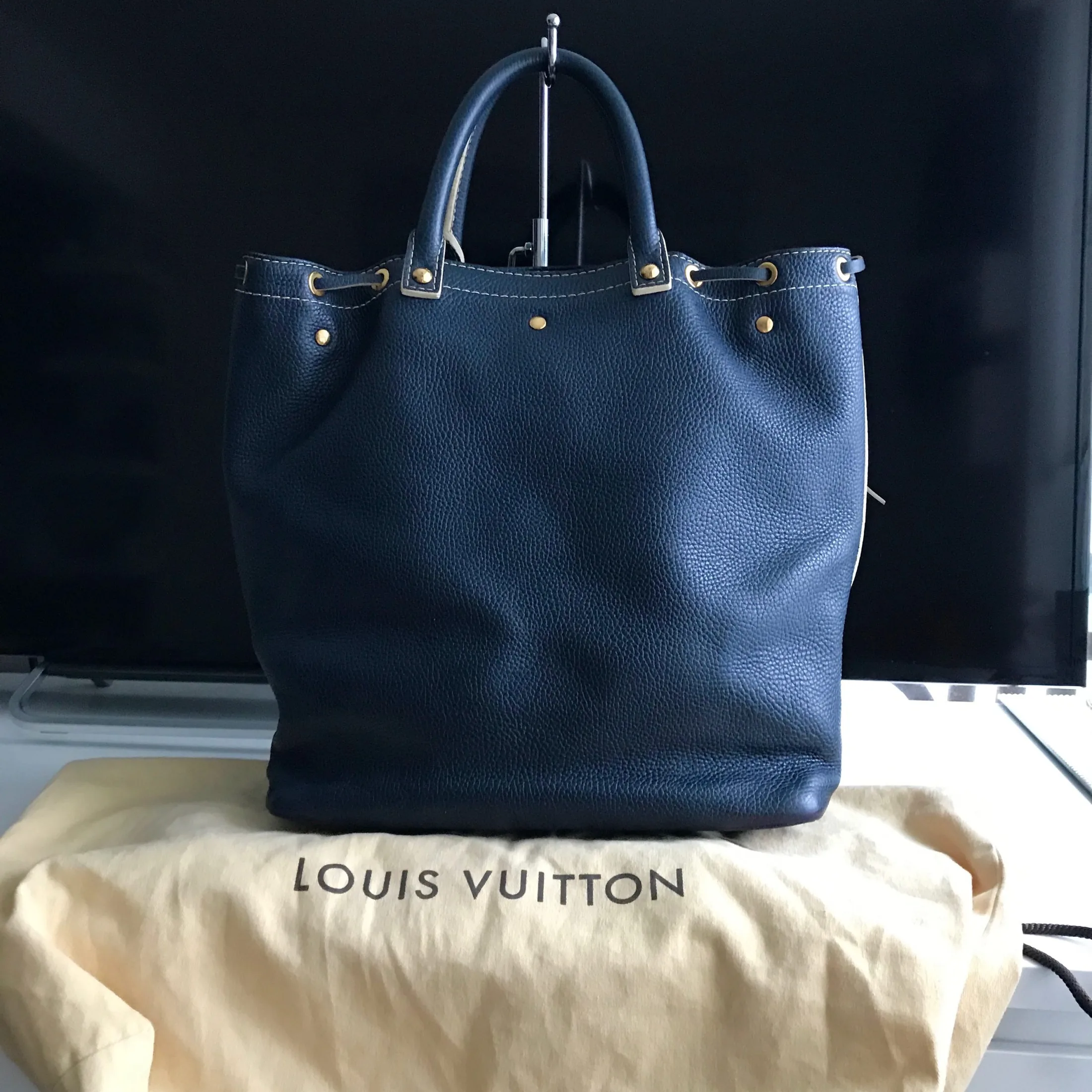 Louis Vuitton Trunks & Bags Tobago Blue Shoe Bag — image 6