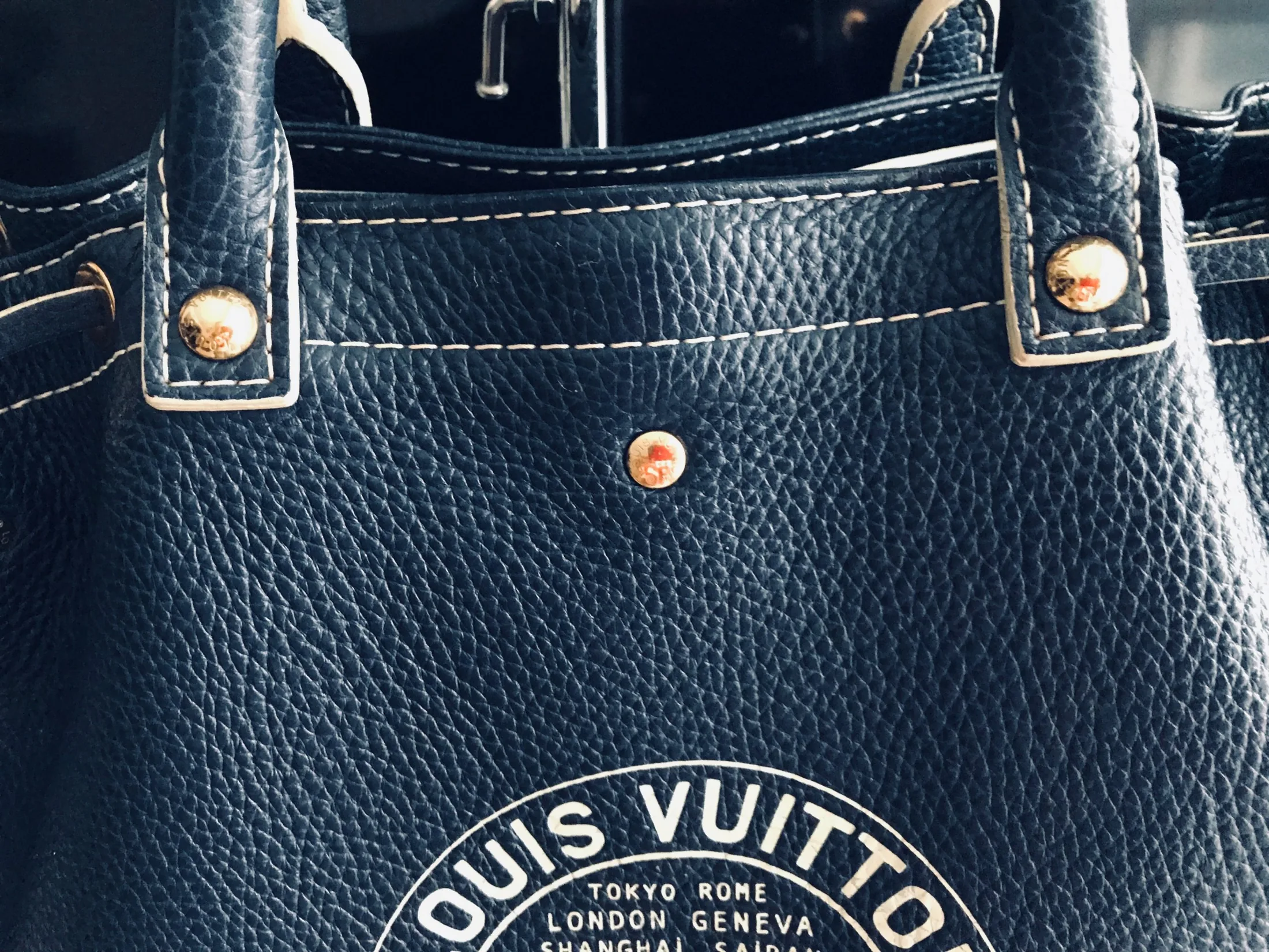 Louis Vuitton Trunks & Bags Tobago Blue Shoe Bag — image 8