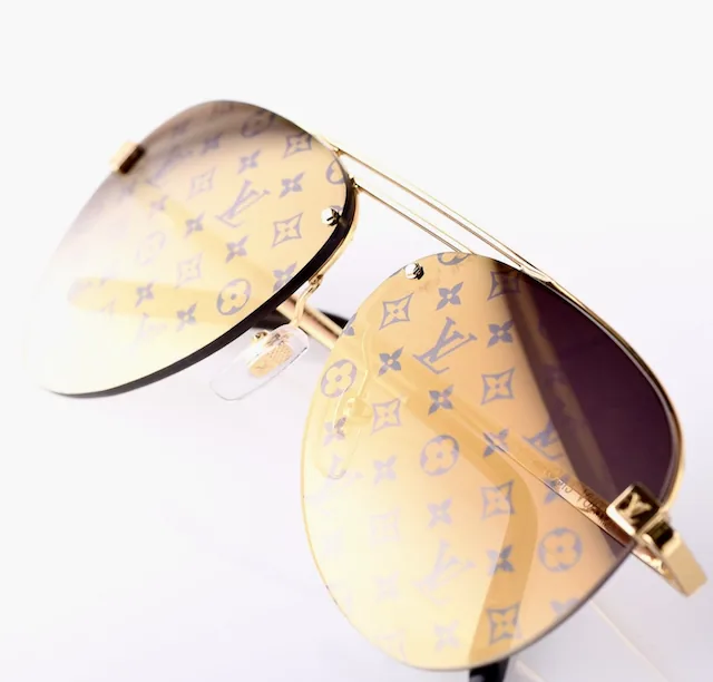 Clockwise Signature Gold Sunglasses Z1020/Like New — image 2
