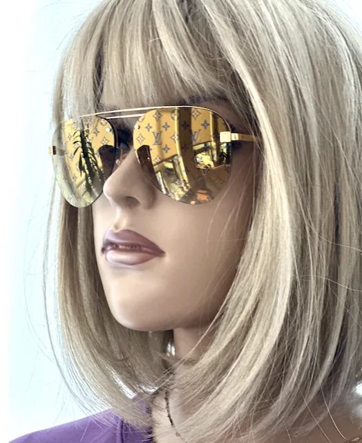 Clockwise Signature Gold Sunglasses Z1020/Like New — image 6