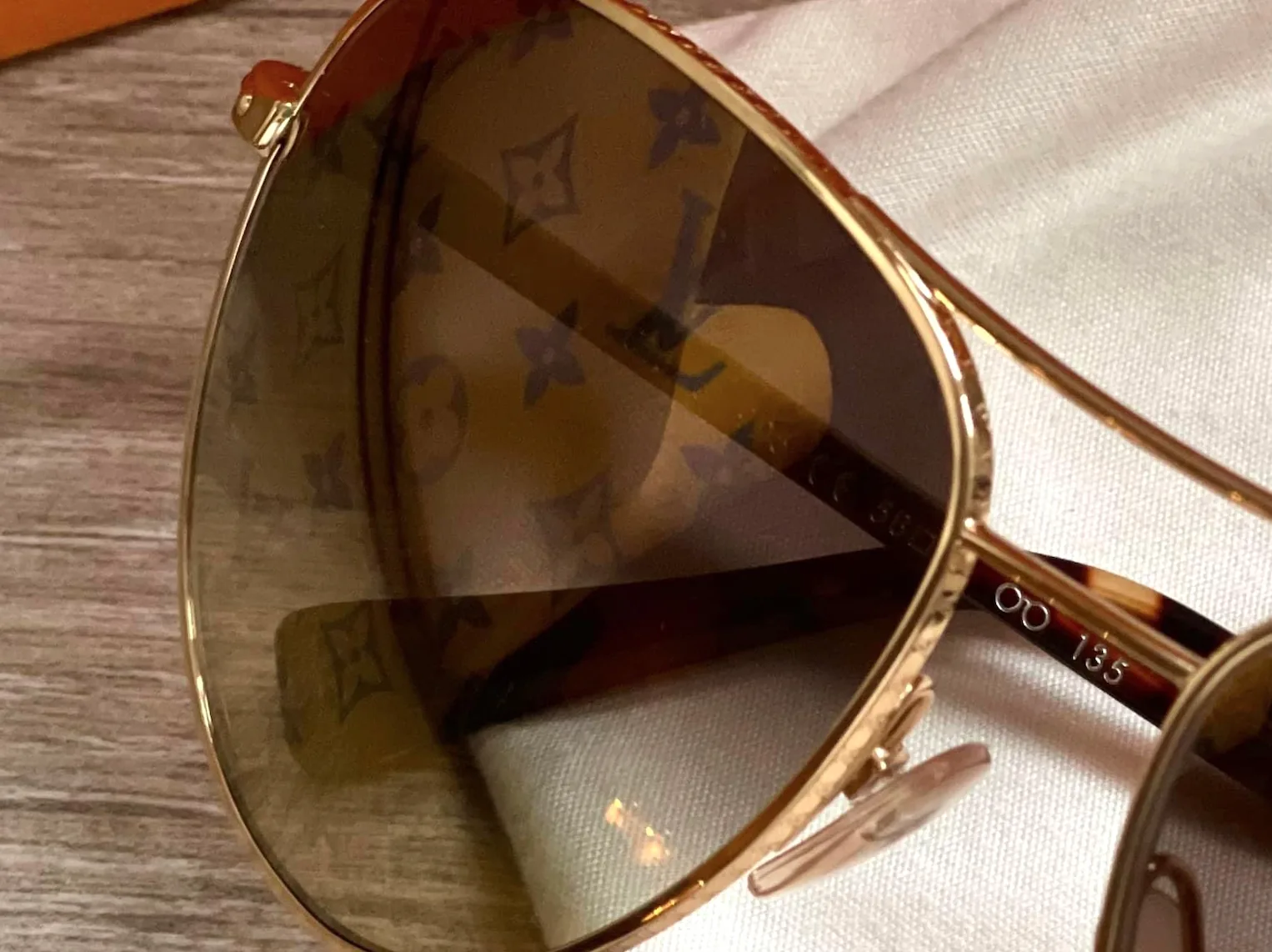 Iconic Monogram Pattern Conspiration Pilot Sunglasses — image 8