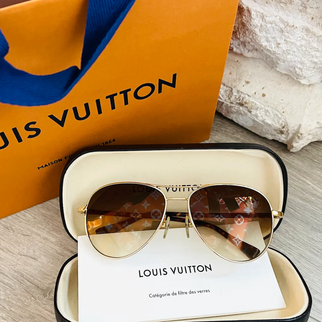 Iconic Monogram Pattern Conspiration Pilot Sunglasses — image 9