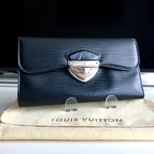 Black Epi Leather Eugenie Wallet