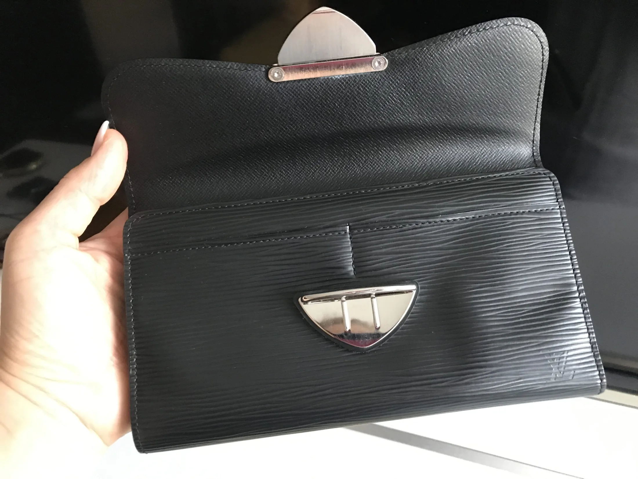 Black Epi Leather Eugenie Wallet — image 4