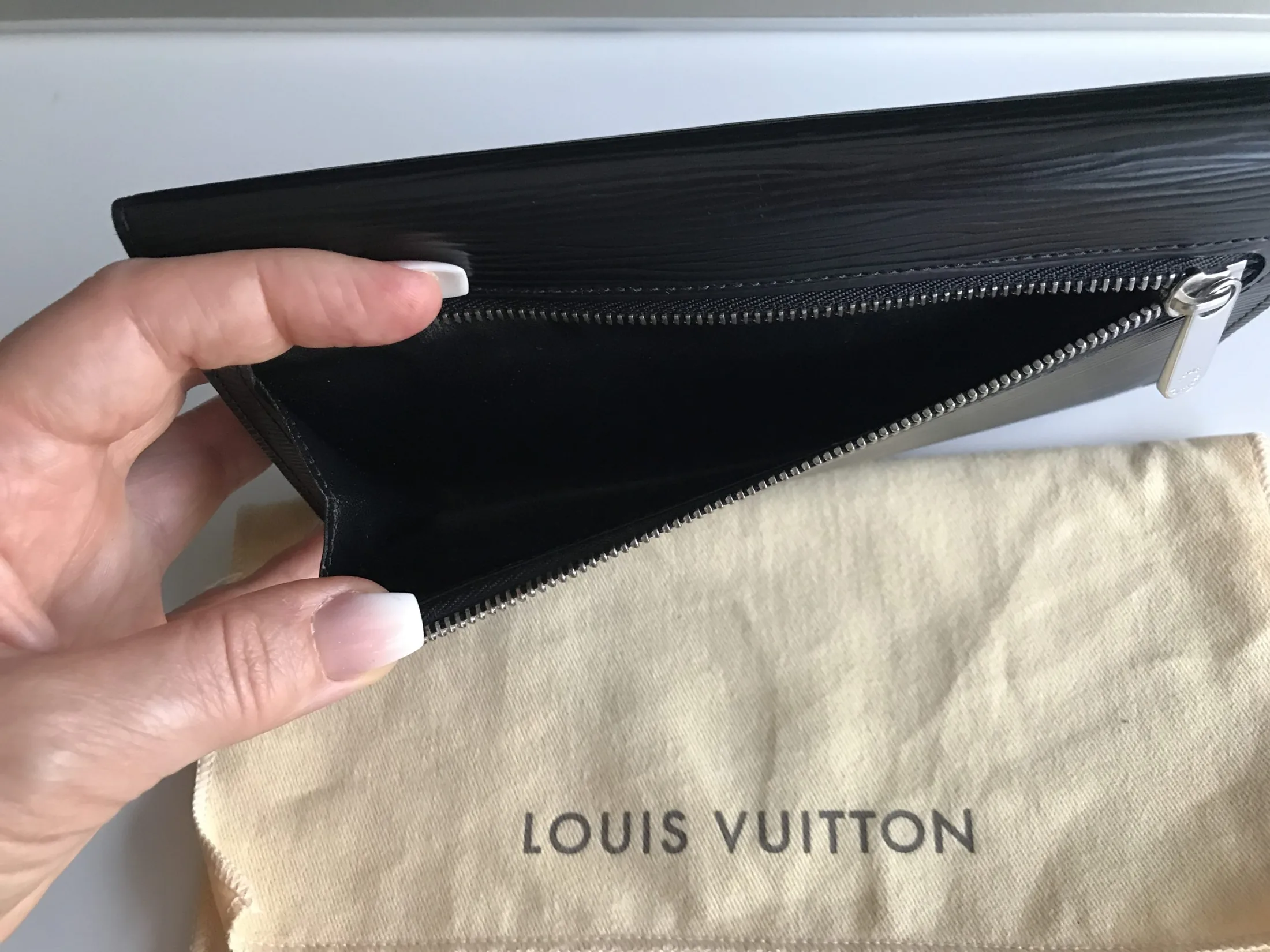 Black Epi Leather Eugenie Wallet — image 6
