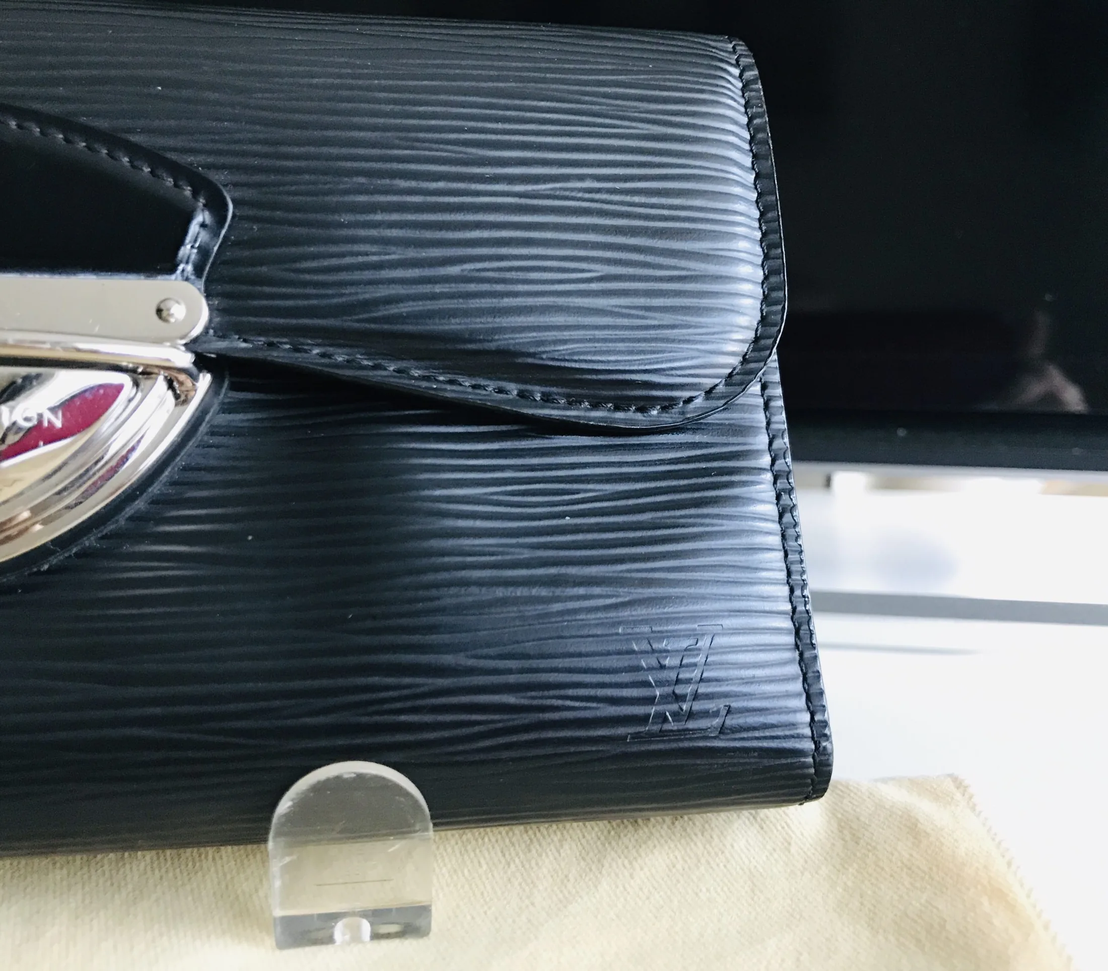 Black Epi Leather Eugenie Wallet — image 7