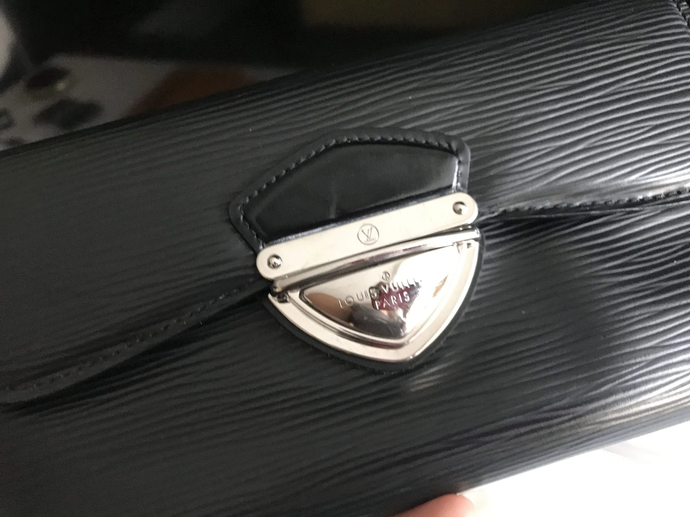 Black Epi Leather Eugenie Wallet — image 8