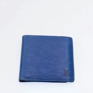 Blue Epi Leather Marco Wallet