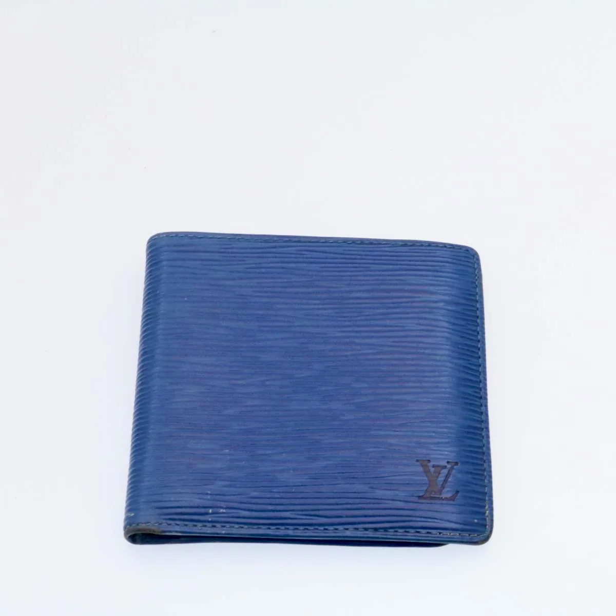 Blue Epi Leather Marco Wallet