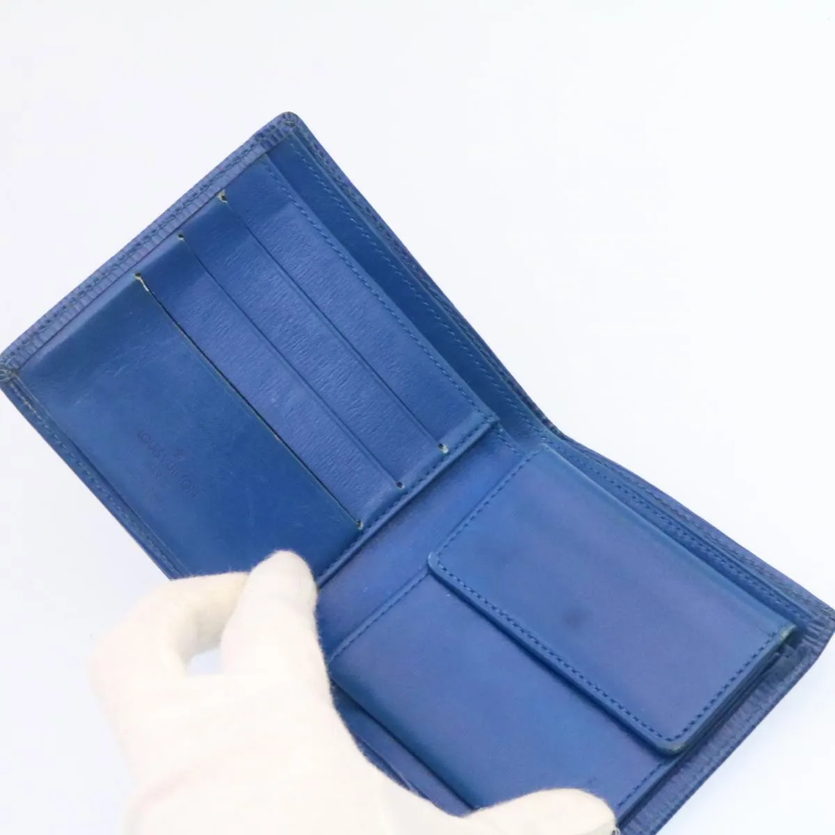 Blue Epi Leather Marco Wallet — image 2