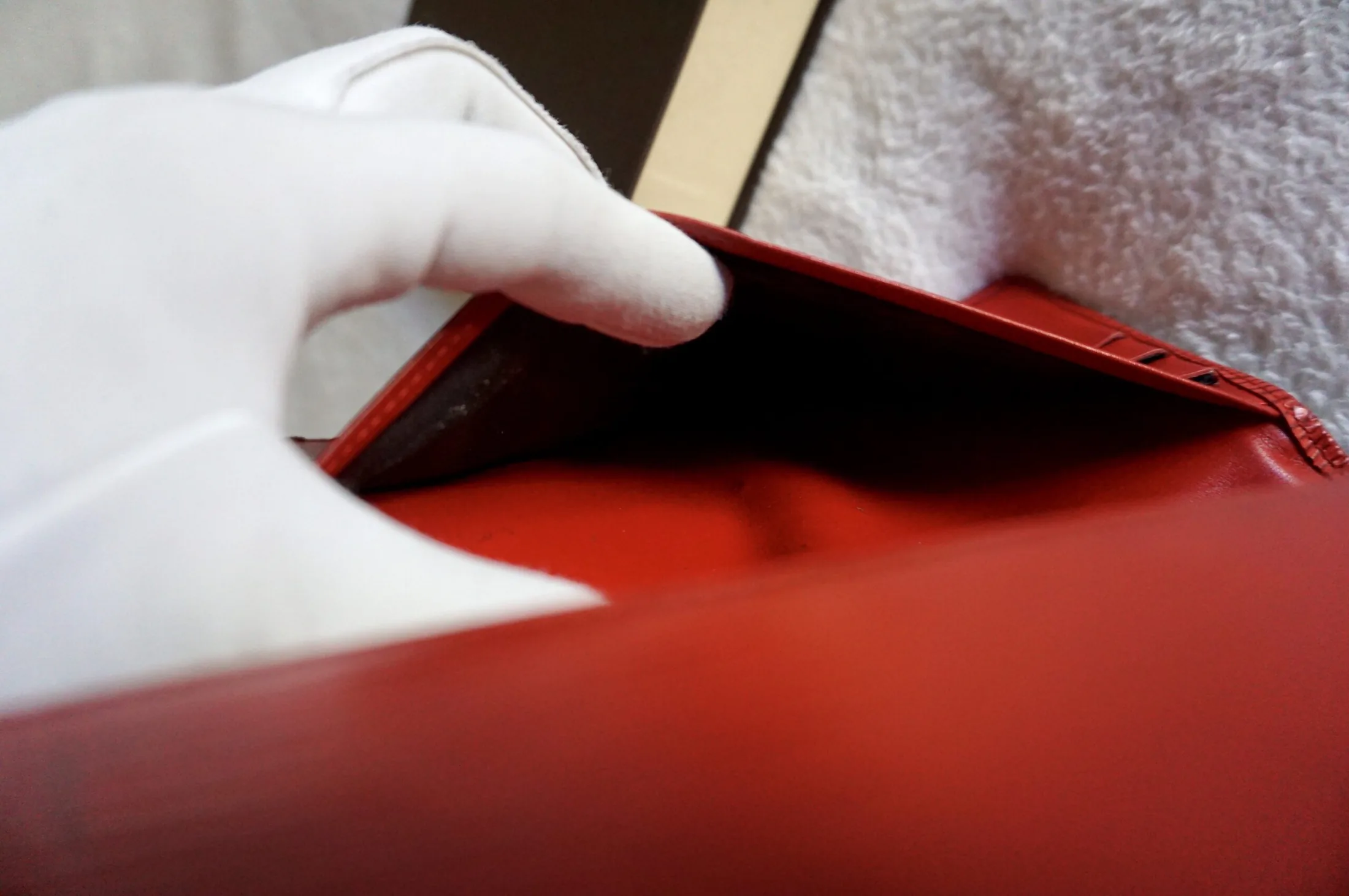 Carmine Red Epi Sarah Wallet — image 7
