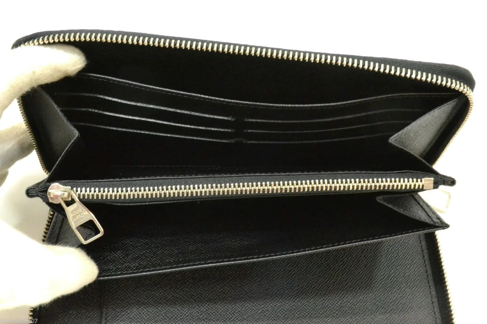 Damier Graphite Zip Around Long Wallet — image 3
