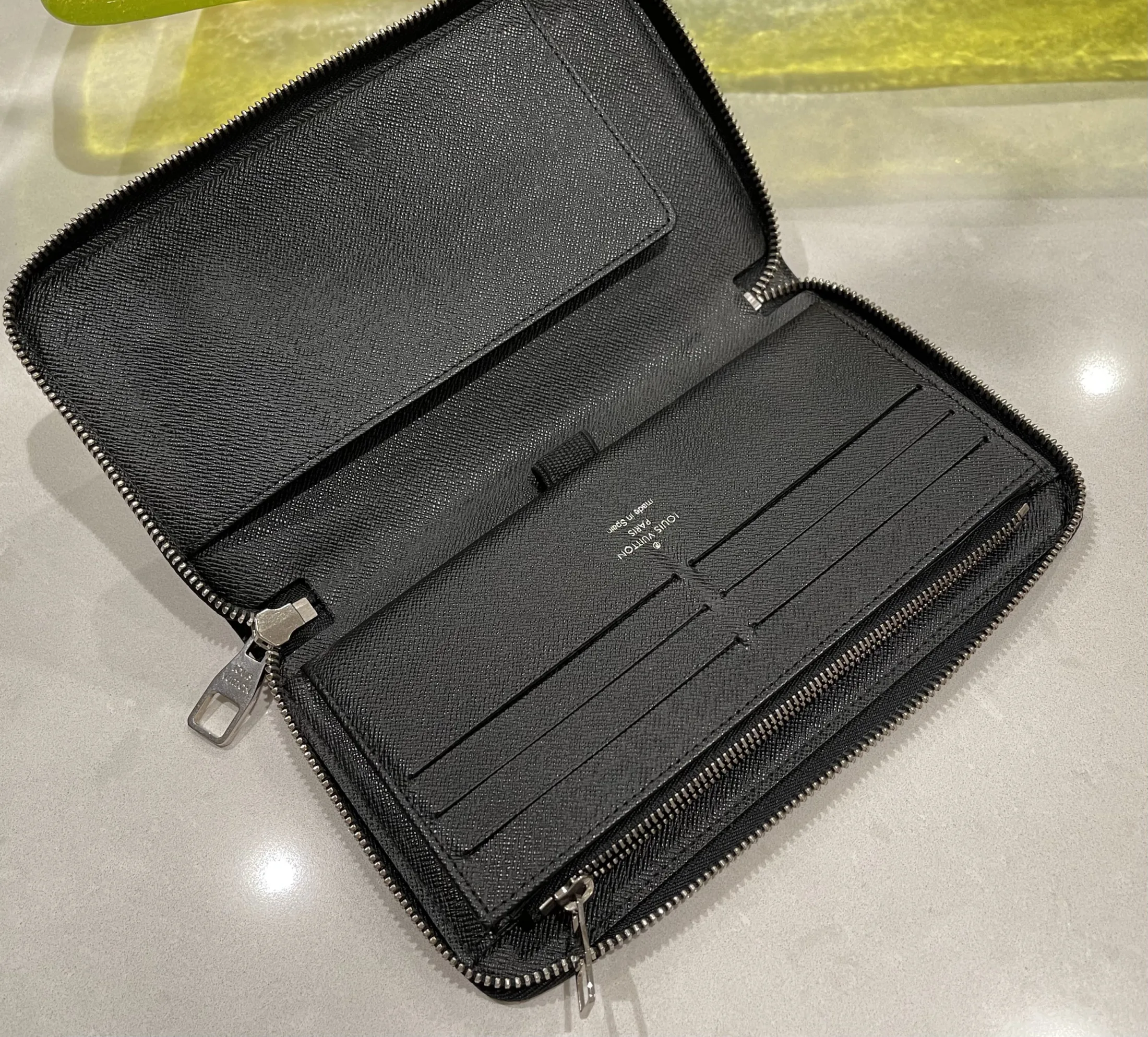 Damier Graphite Zip Around Long Wallet — image 8